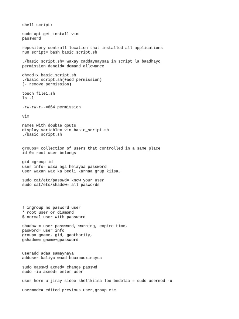 Linux User and Permission Management Guide | PDF