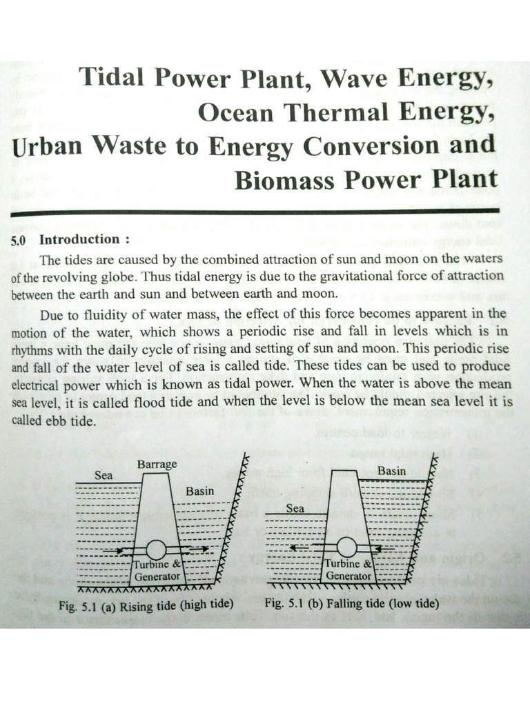 Tidal Power Plant | PDF