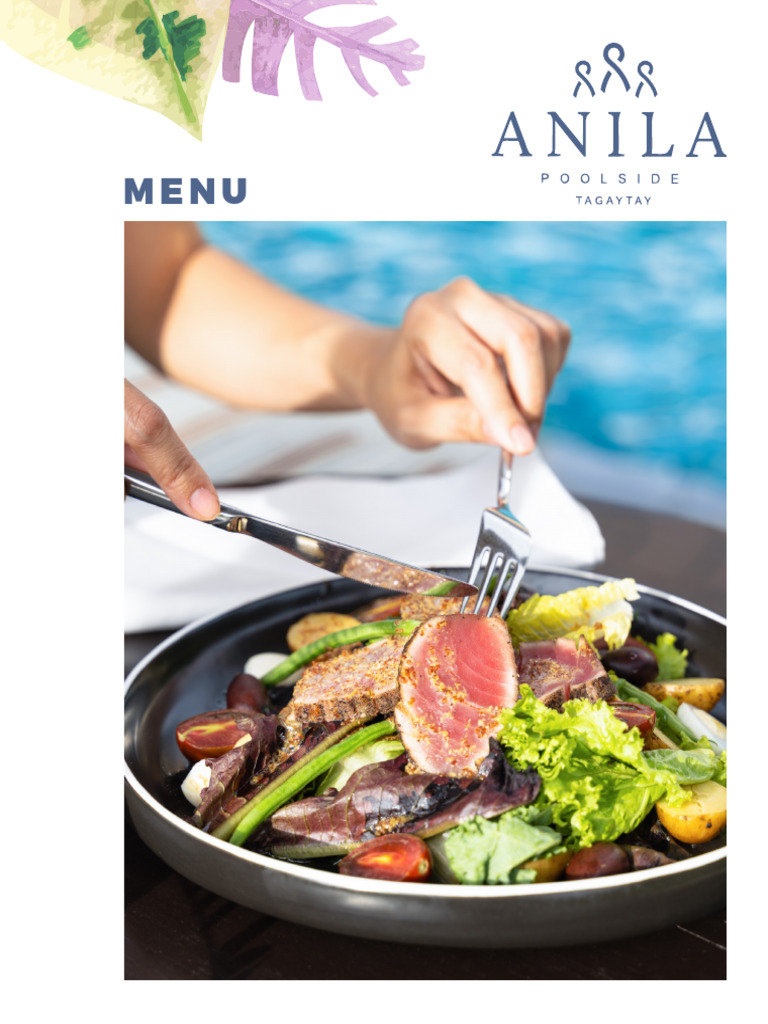 Fresh Market Cuisine Menu Options | PDF | Pasta | Hamburgers