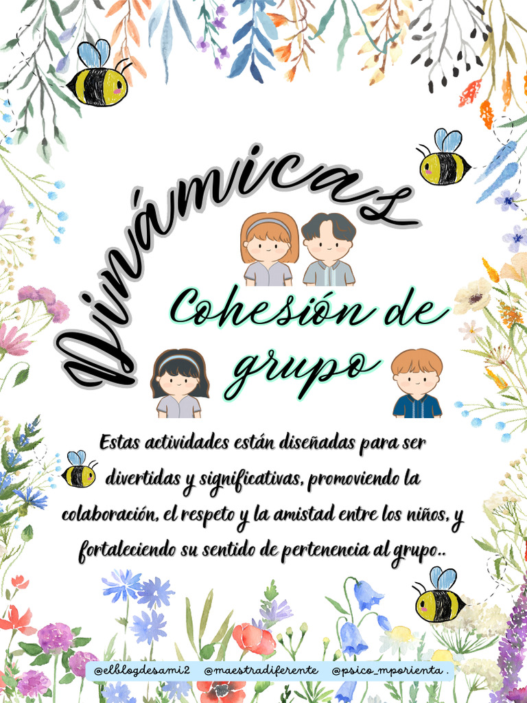 Dinámicas para la Cohesión de Grupo | PDF | Cohesión grupal | Papel