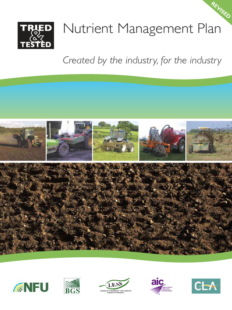2 Nutrient Management Plan Booklet 2014 | PDF | Fertilizer | Manure