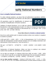 How To Simplify Rational Numbers