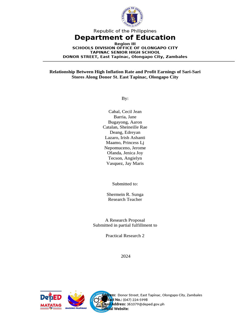 Inbound 4389653074898180116 | PDF | Cost Of Living | Inflation