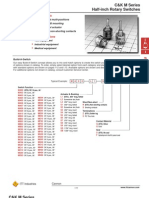 M Series Rotary Switches