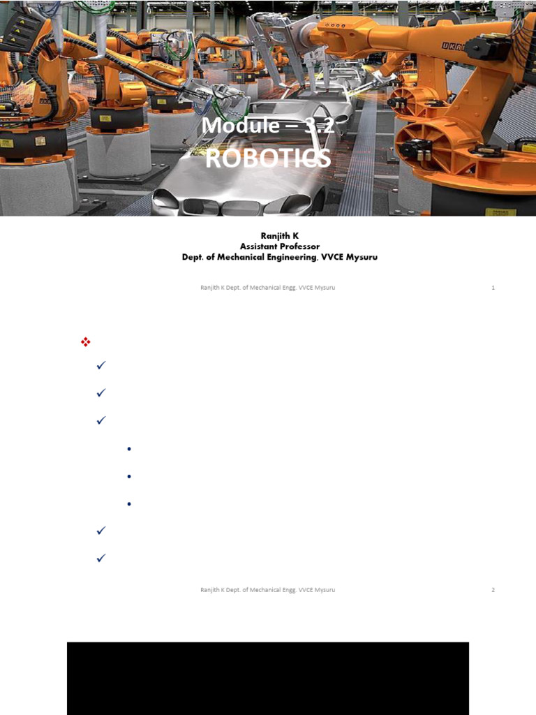 MOD 3.2 Robot Technology | PDF | Accuracy And Precision | Robot