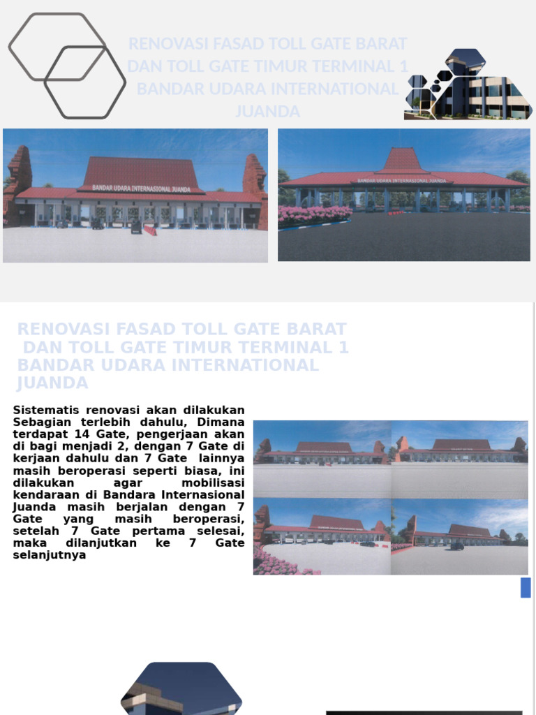 Renovasi Fasad Tol Gate Juanda 2023 | PDF