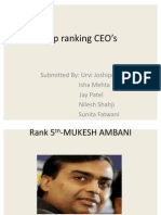 Top 5 Indian CEOs