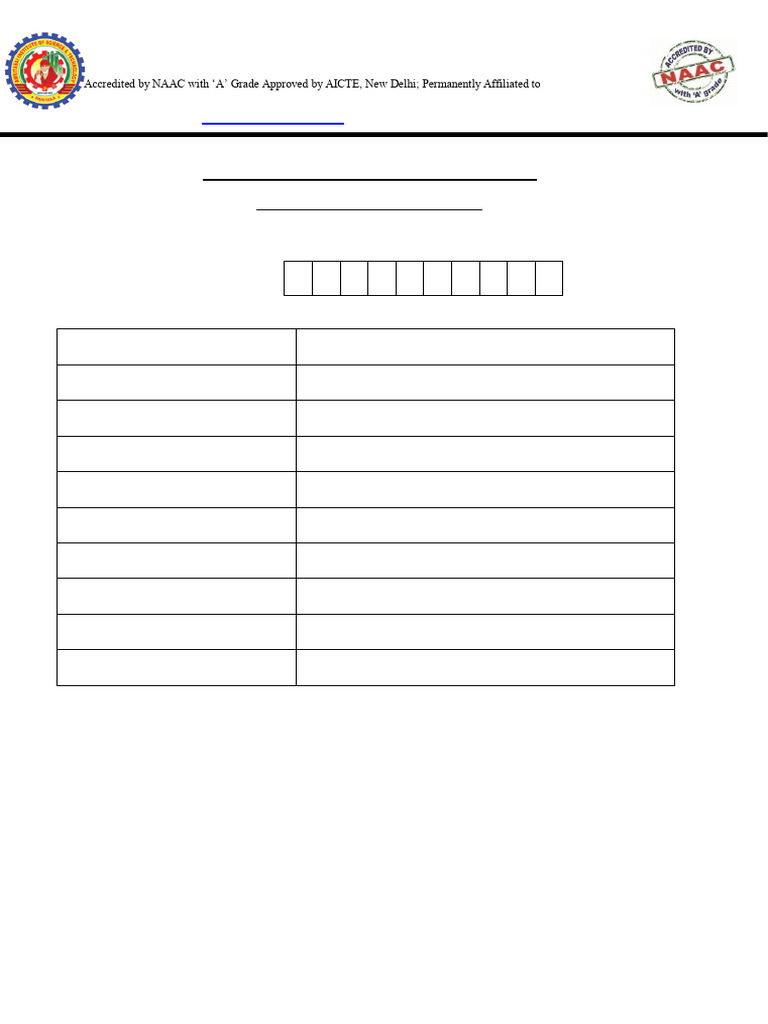 Mechanical Engineering Project Registration Form | PDF