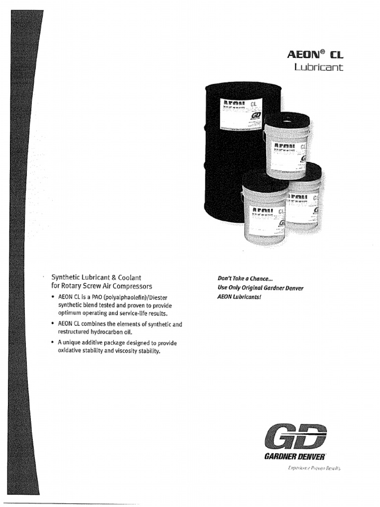AEON CL Lubricante | PDF