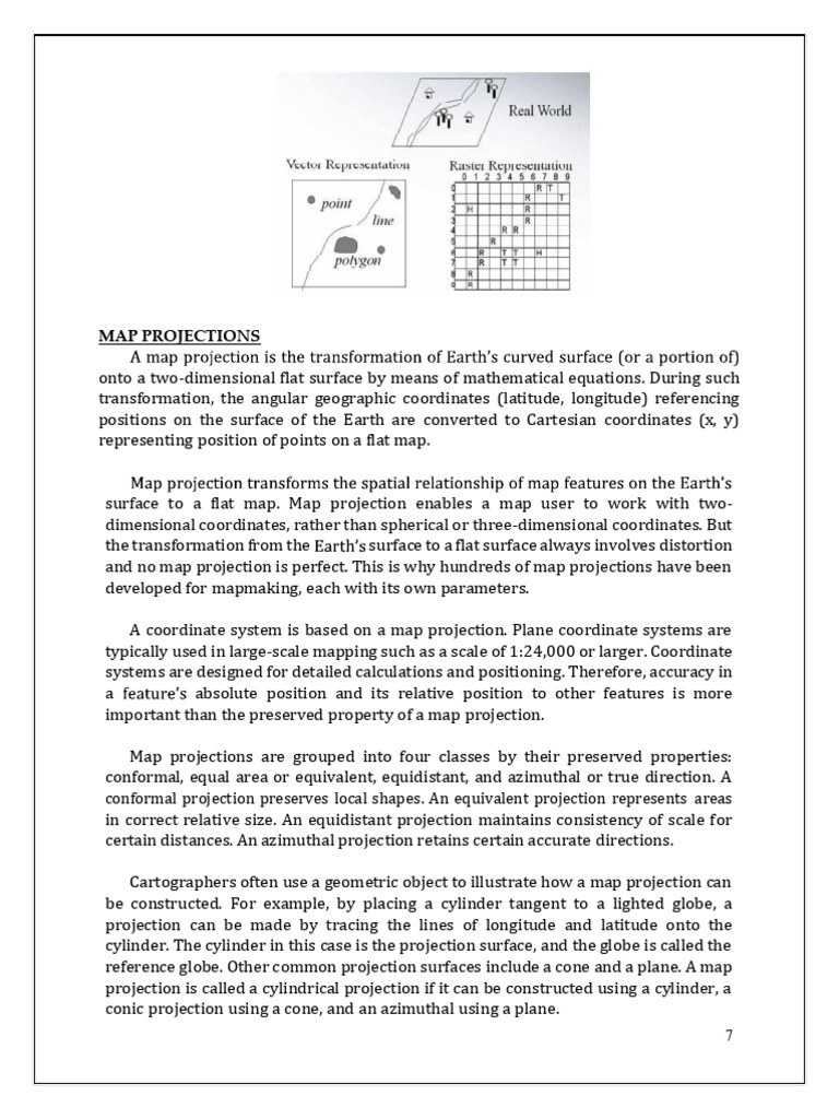 MAp Projection | PDF | Latitude | Analytic Geometry