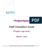 Staff Orientation Guide