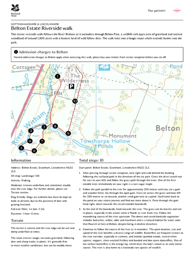 Scenic Riverside Walk at Belton Estate | PDF | River