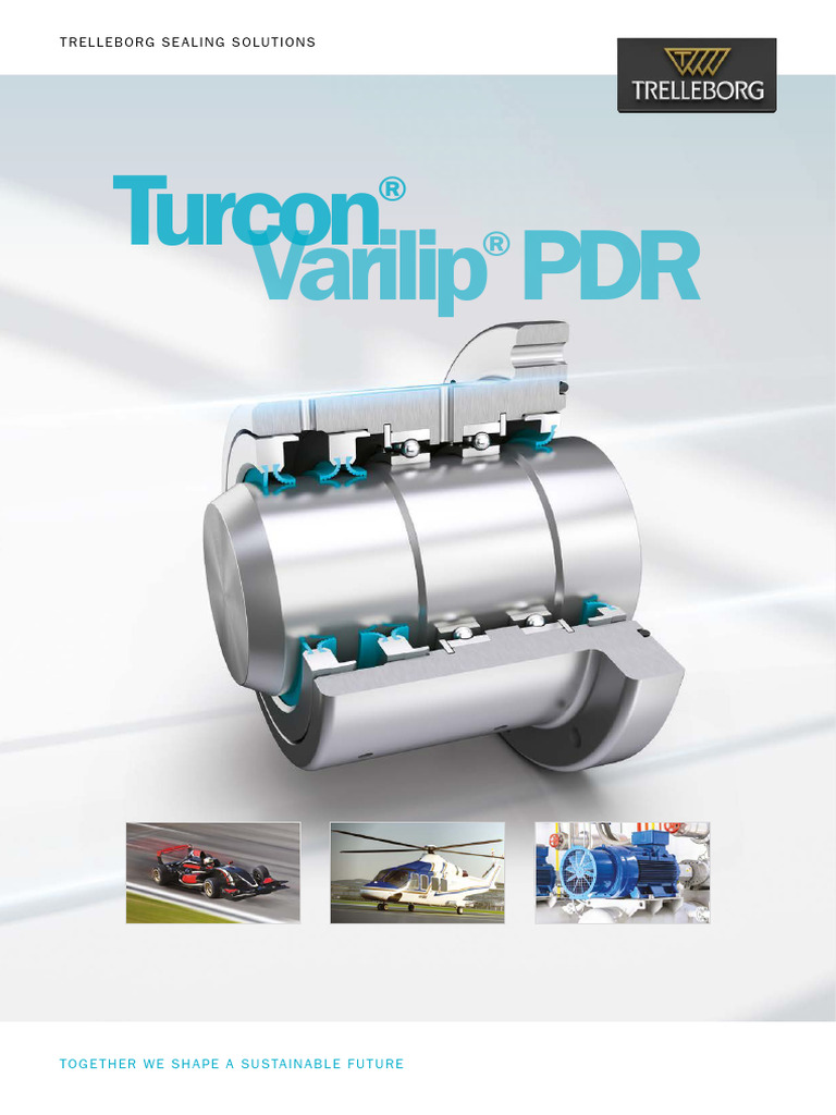 Turcon Varilip PDR GB en | PDF | Engineering Tolerance | Pump
