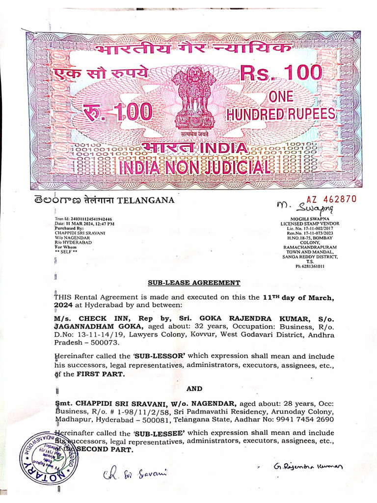 Rental Agreement | PDF