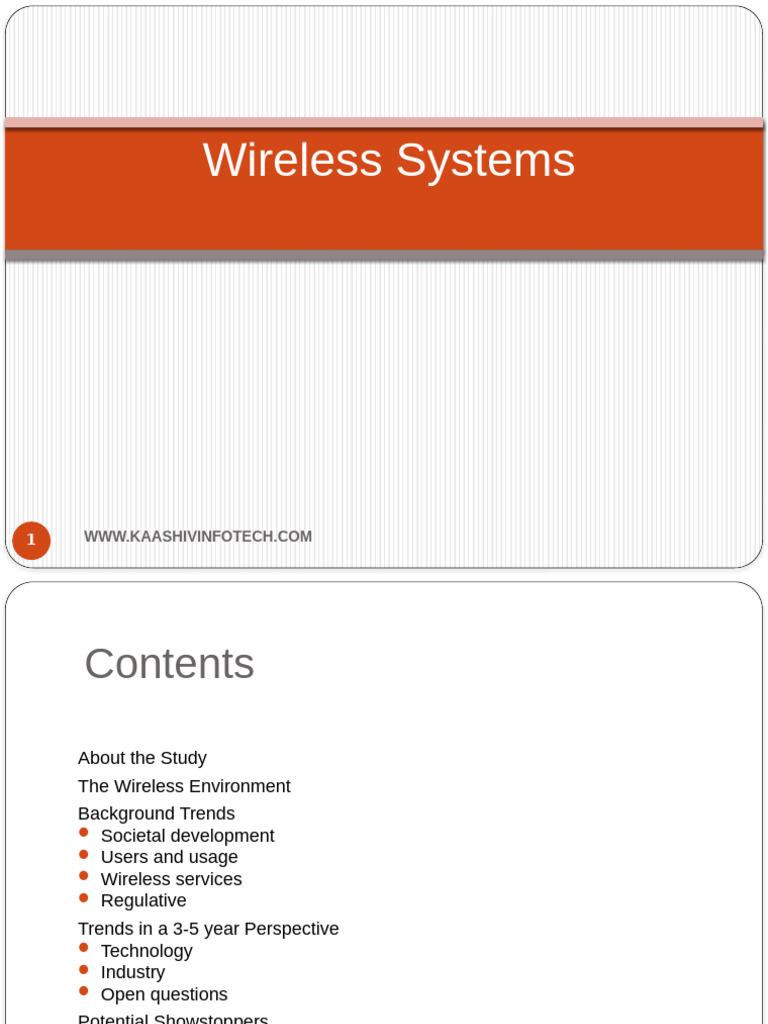 Wireless Systems | PDF | 3 G | Lte (Telecommunication)