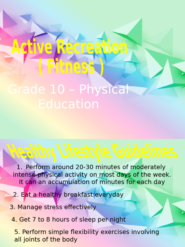Grade 10 Physical Education Guidelines | PDF | Eating Disorder | Eating