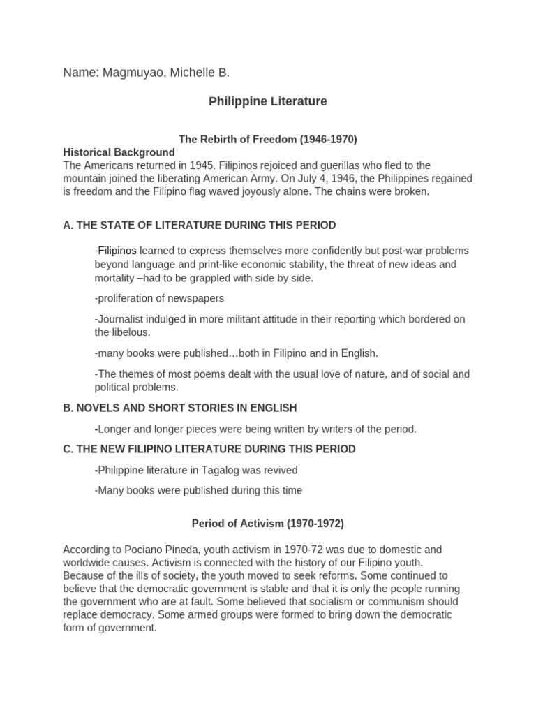 Topic-Outline | PDF | Philippines