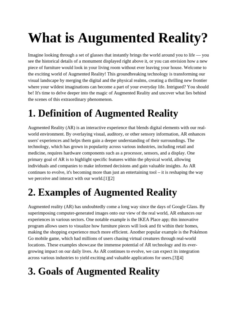 what-is-augumented-reality2025-01-23 13_02_51 | PDF | Augmented Reality ...