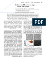 Dong Wu Et Al - High Efficiency Multilevel Phase-Type Fractal Zone Plates
