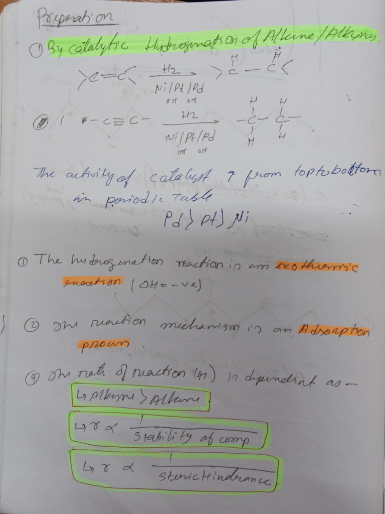 Alkane Alkene Alkyne Pdf