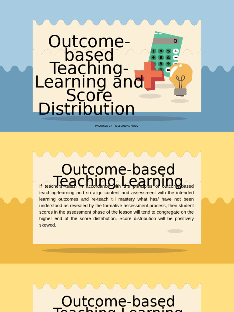 Outcome Based Teaching Learning and | PDF