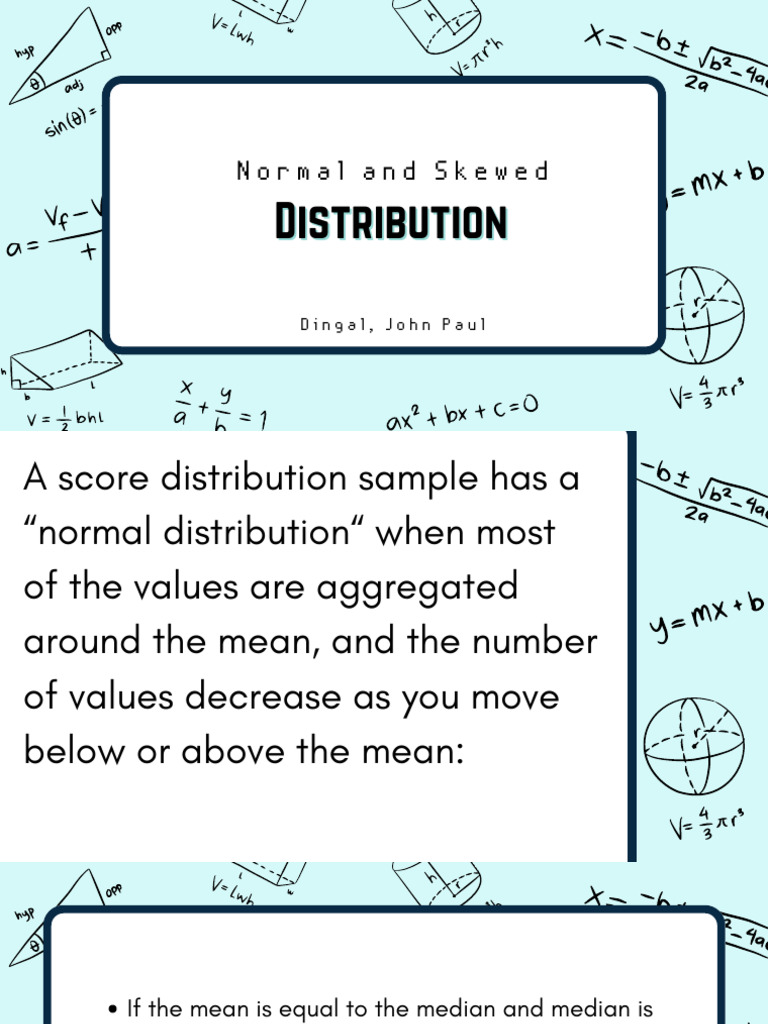 Understanding Normal and Skewed Distributions | PDF