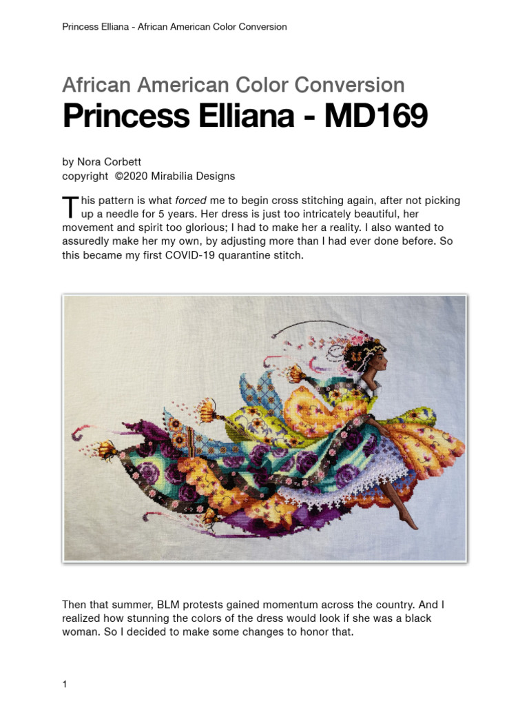 Princess Elli An A Conversion | PDF | Clothing | Textile Arts