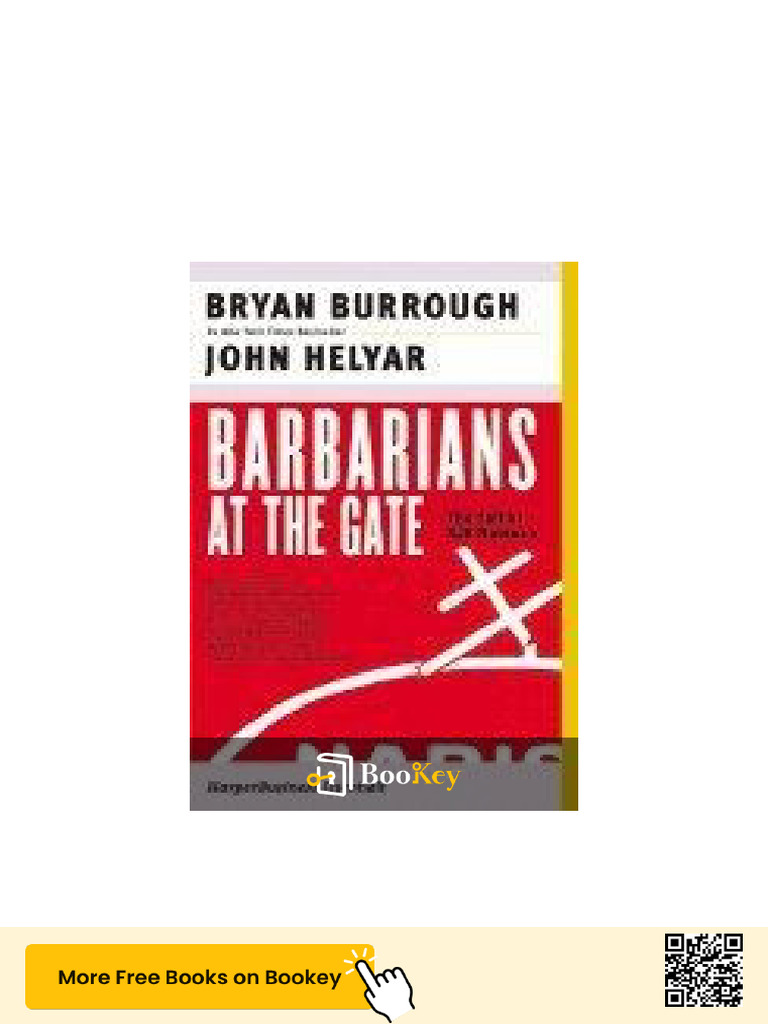Barbarians at The Gate The Fall of RJR Nabisco PDF