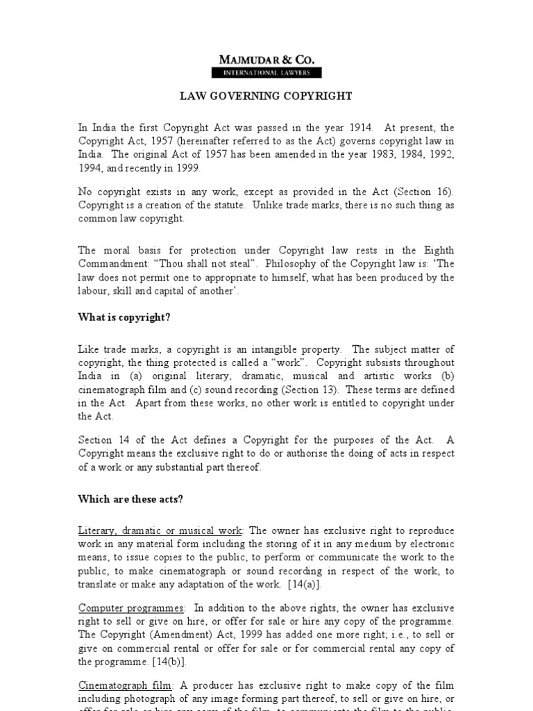 Copyright Protection | PDF | Source Code | Copyright