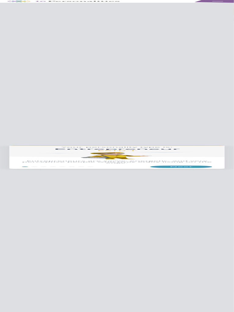 Entrepreneurs & ESTP Traits | PDF