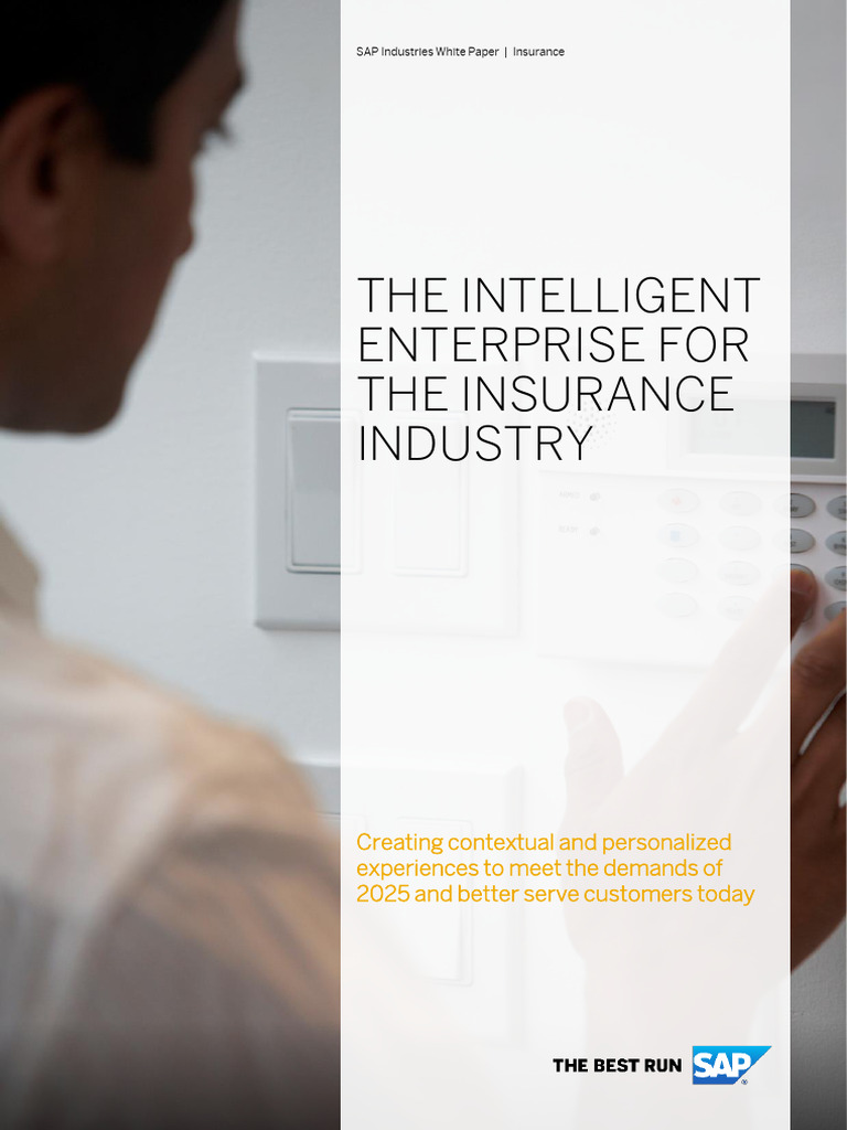 The Intelligent Enterprise Whitepaper For The Insurance Industry | PDF ...