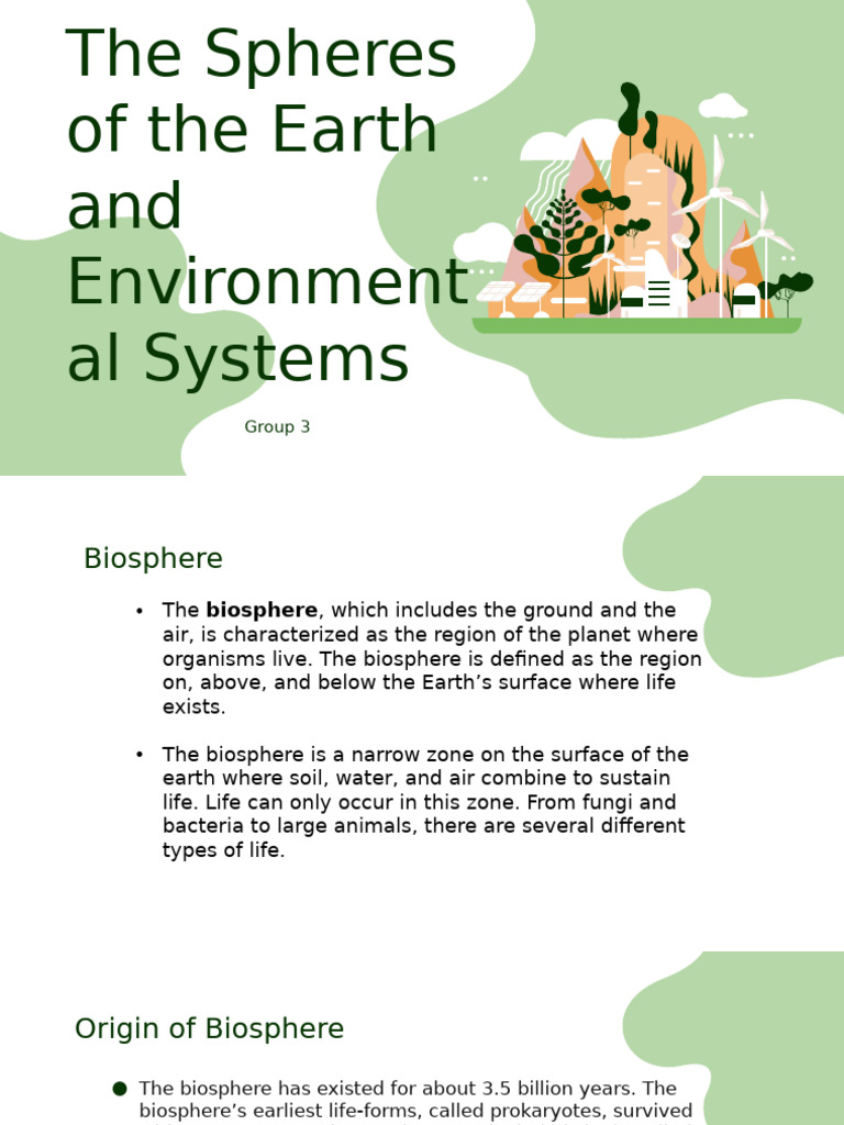 Understanding Earth's Biosphere and Anthroposphere | PDF | Natural ...