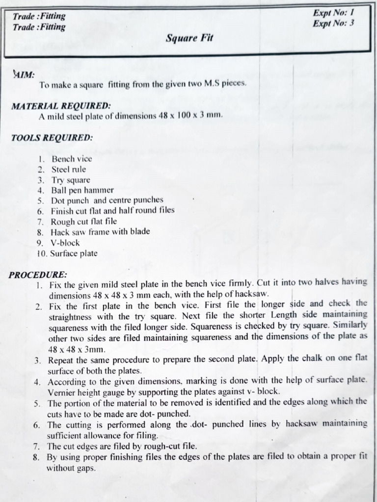 Fitting | PDF
