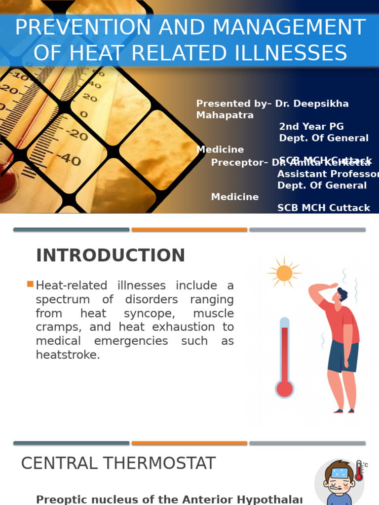 Heat Illness Prevention & Management Guide | PDF | Hyperthermia ...