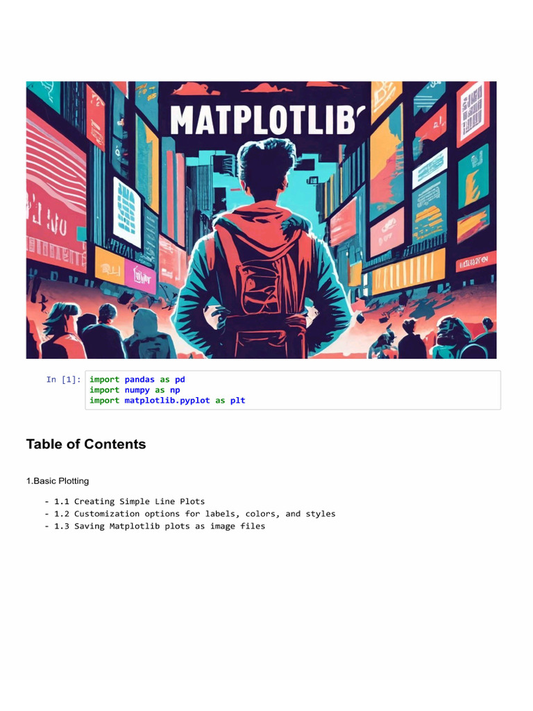Day 4,5.Matplotlib Complete Guide | PDF