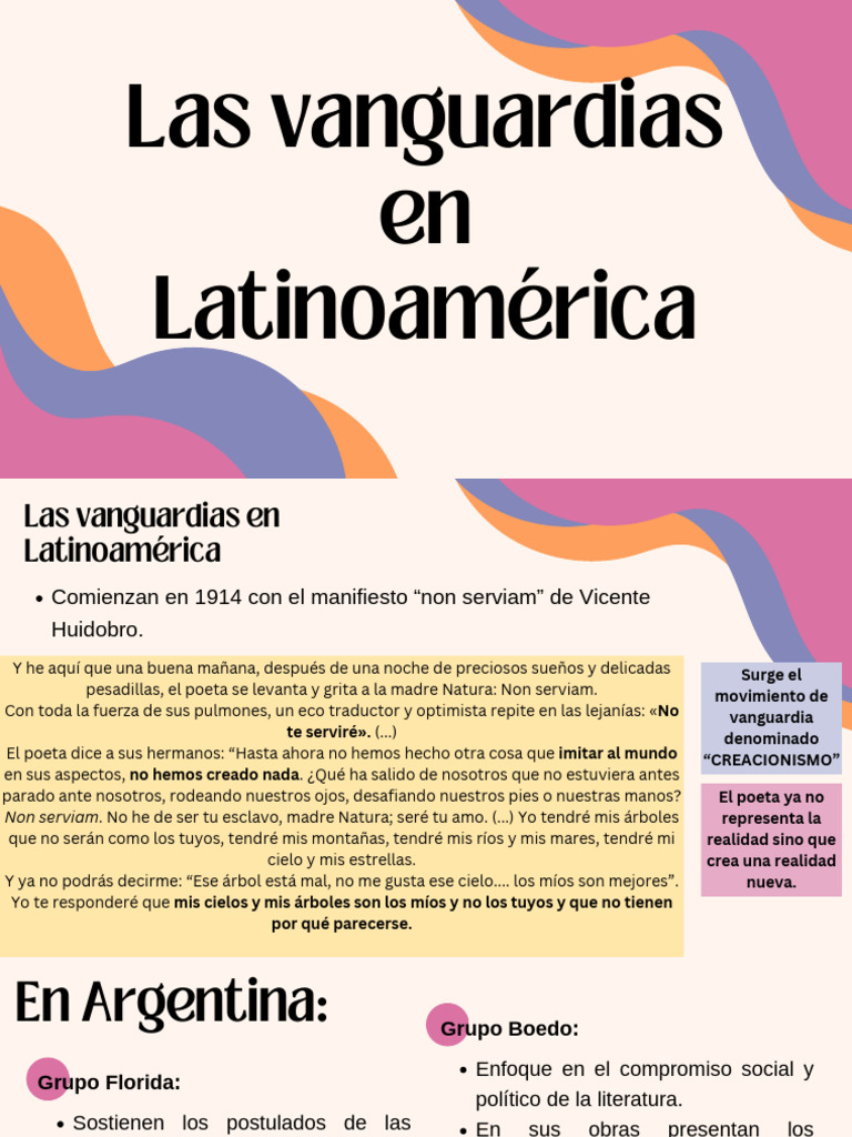 Las vanguardias en Latinoamérica | PDF