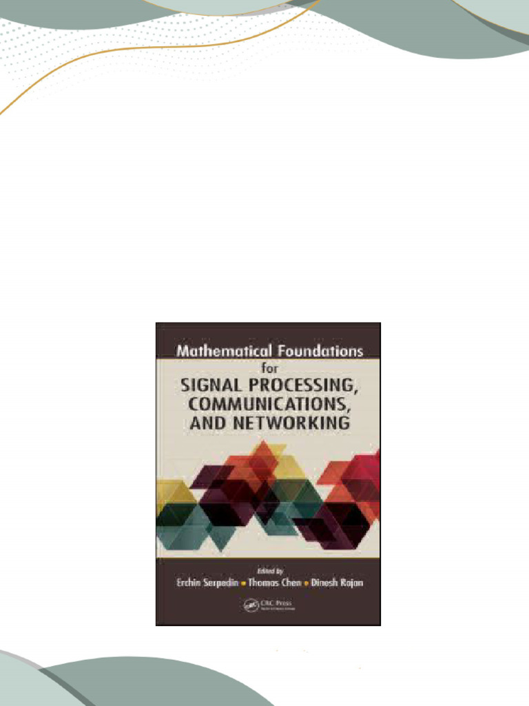 Mathematical Foundations for Signal Processing | PDF | Matrix ...