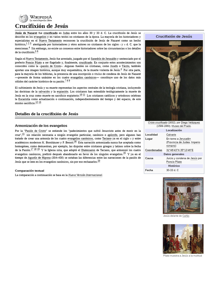 Crucifixión_de_Jesús | PDF | Crucifixion de jesus | Jesús
