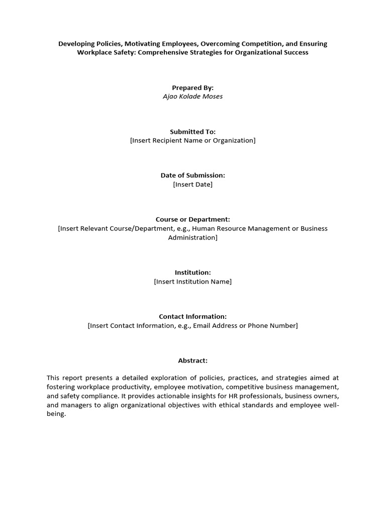 Developing Policies | PDF | Risk | Risk Assessment