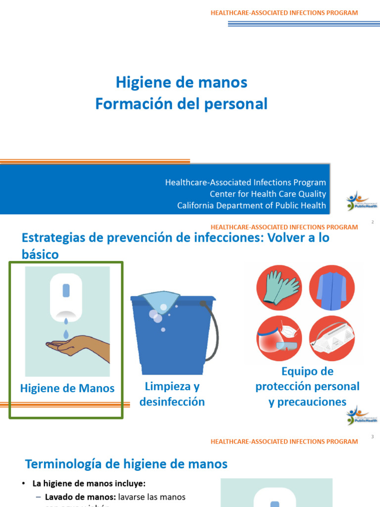Guía de Higiene de Manos en Salud | PDF | Lavado de manos | Higiene