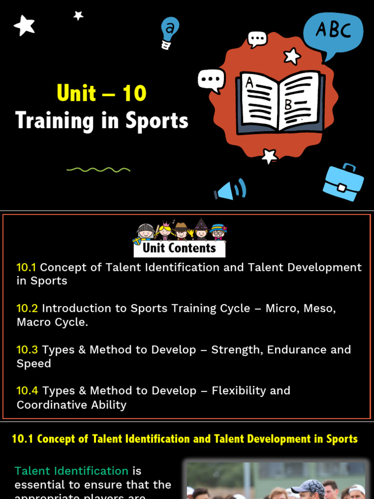 Sports Talent Development & Training Methods | PDF | Management Of ...