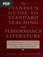 The Pianists Guide to Standard Teaching and Performance Literature ...