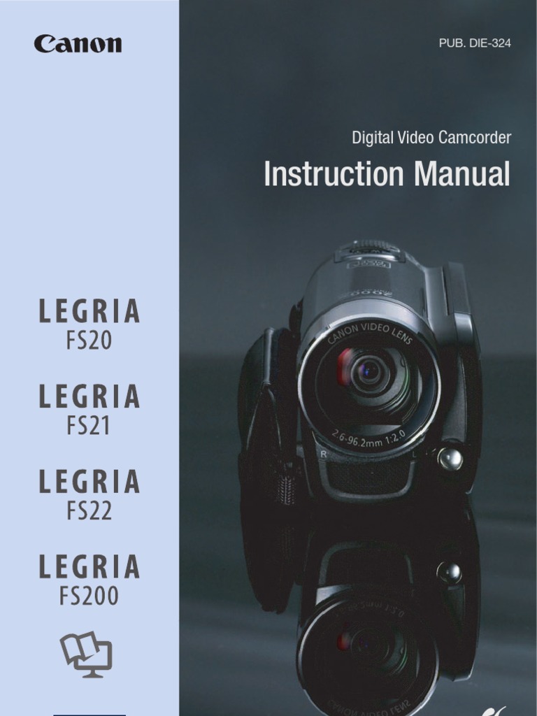 Instruction Manual: Digital Video Camcorder | PDF