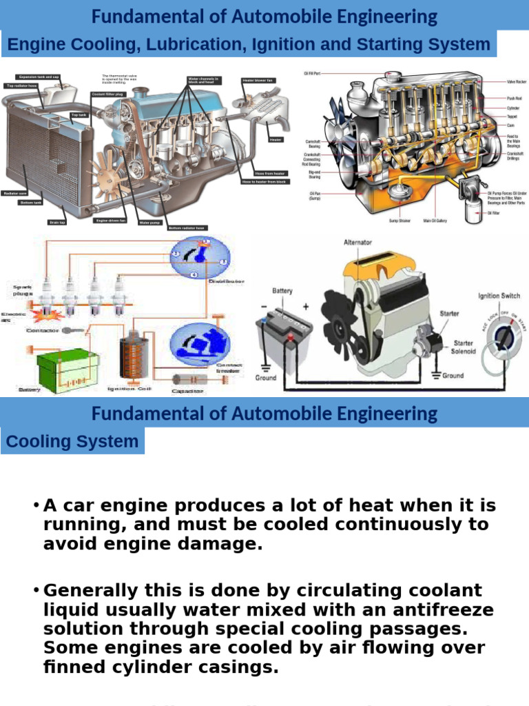 4 Engine Cooling, Lubrication, Ignition and Starting System | PDF ...