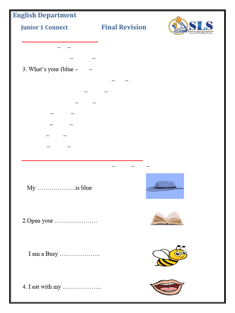 1.choose The Correct Answer:: English Department Final Revision | PDF