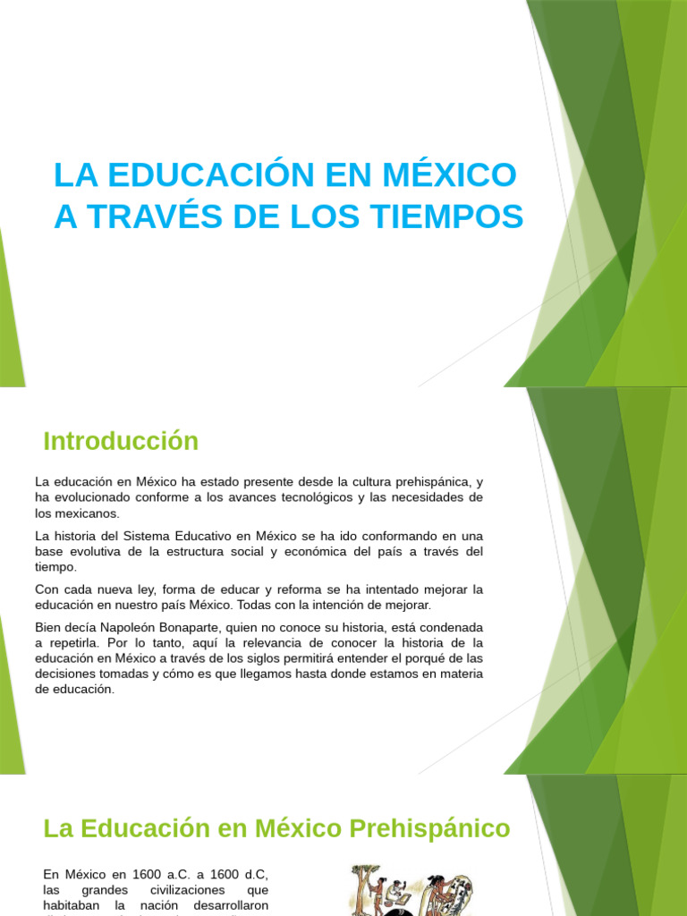 Historia de la Educación en México | PDF | México | Educación de la ...