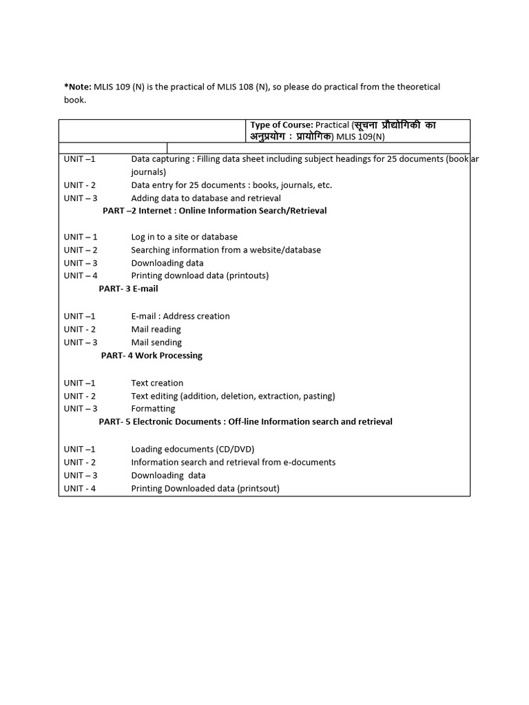 Mlis 109 | PDF