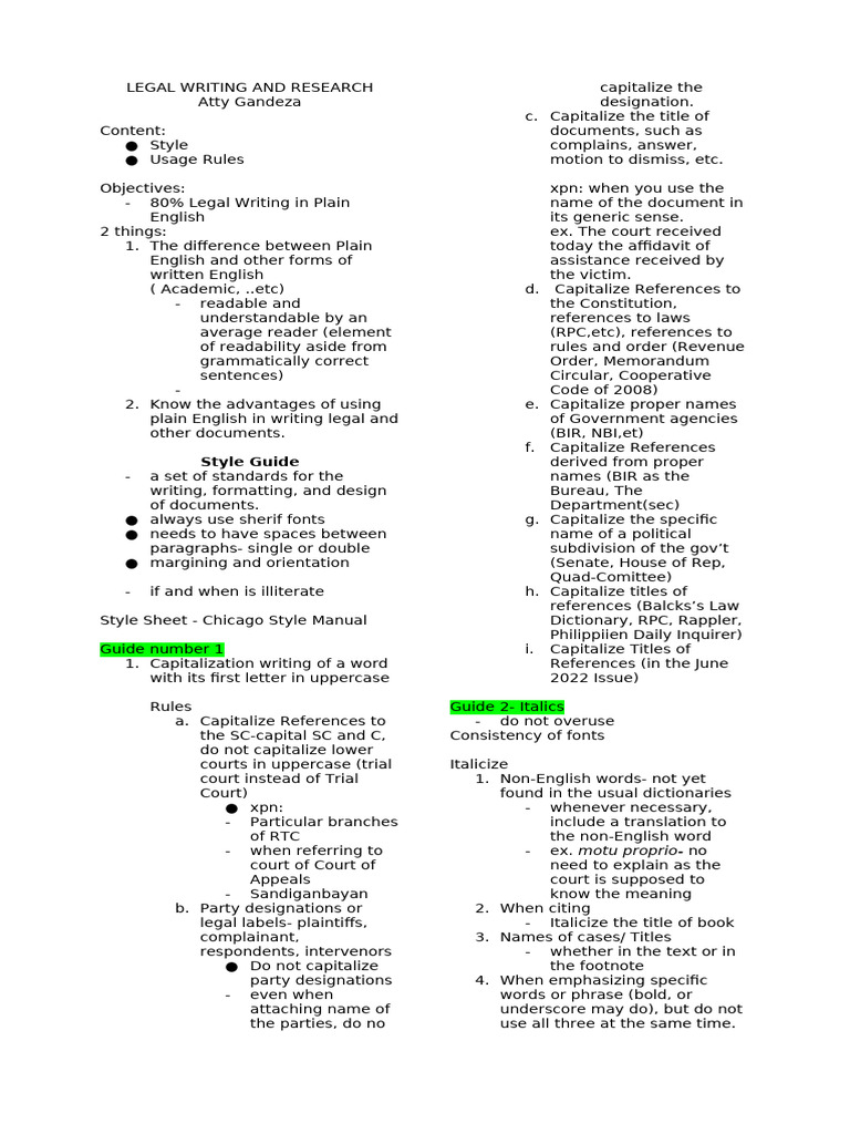 Legal WRITING and Research | PDF | Human Communication | Text