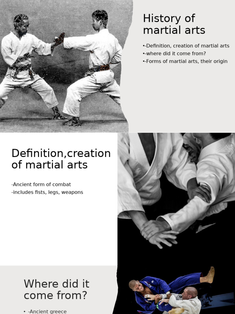 Origins and Forms of Martial Arts | PDF