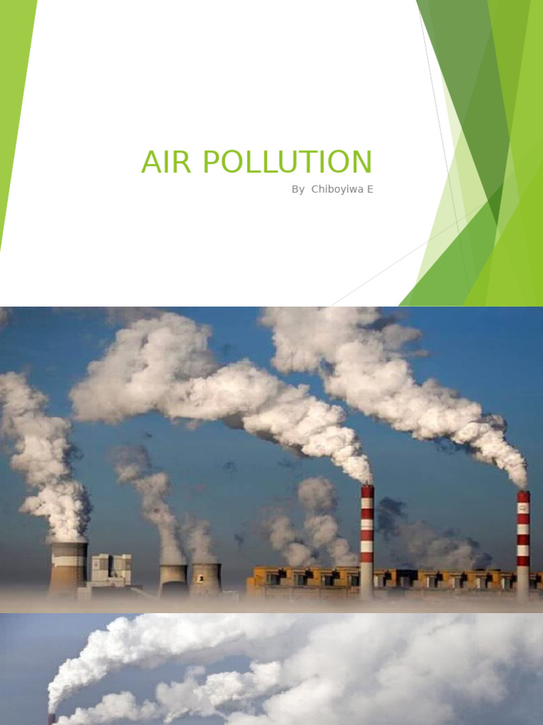 Lecture 5. Air Pollution Causes Impacts and Control | PDF | N Ox | Air ...